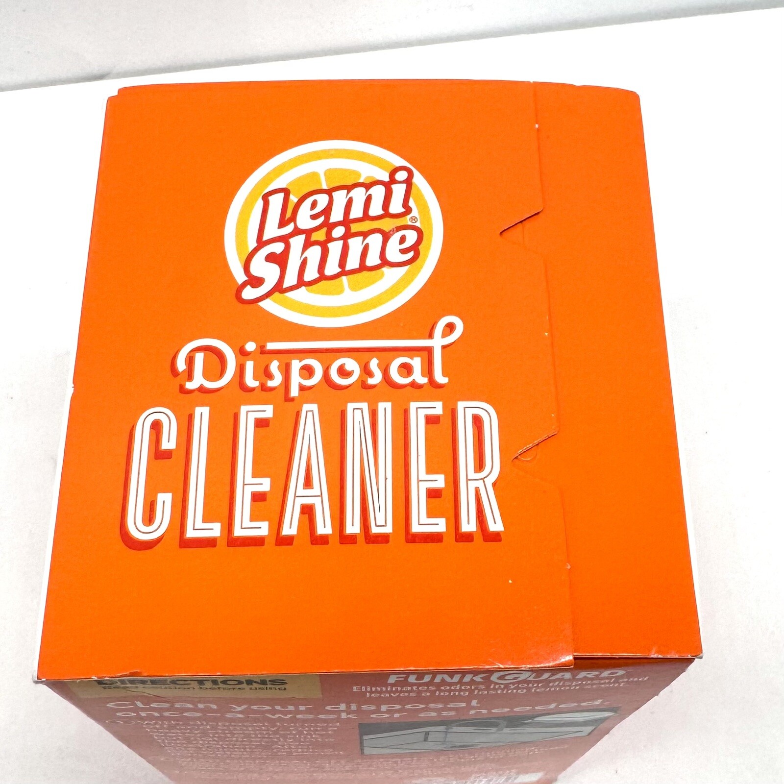 LEMI SHINE DISPOSAL SINK CLEANER POWDER CITRIC EXTRACTS ~ FRESH LEMON 8 CT