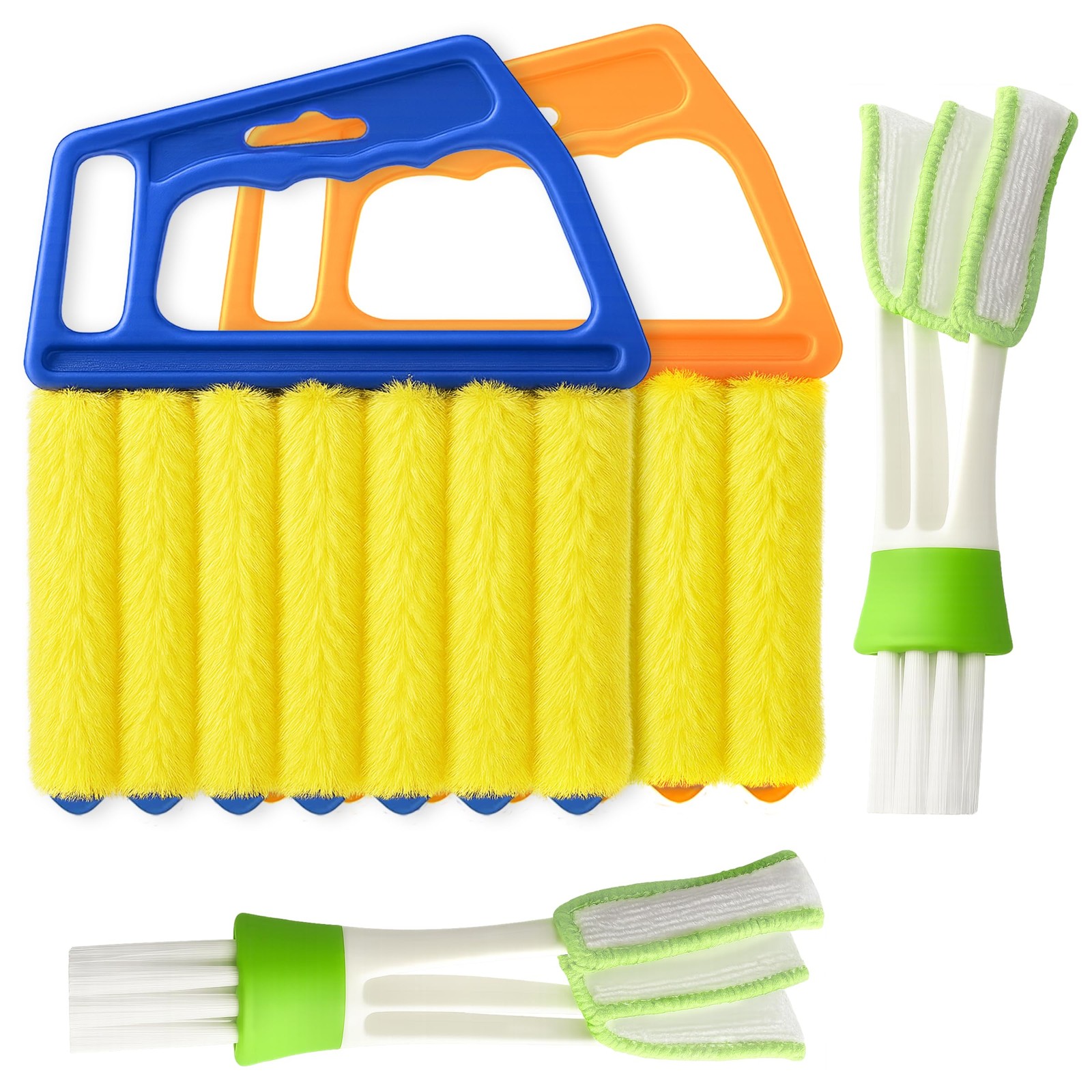 Blind Cleaner Duster Tool – 2 Pcs 7 Fingers Anti-Shedding Window Blind Cleane…