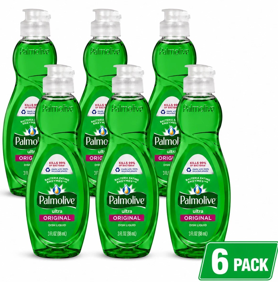 Palmolive Original Dish Liquid 3 fl oz Grease Cutting Dish Soap Travel Size