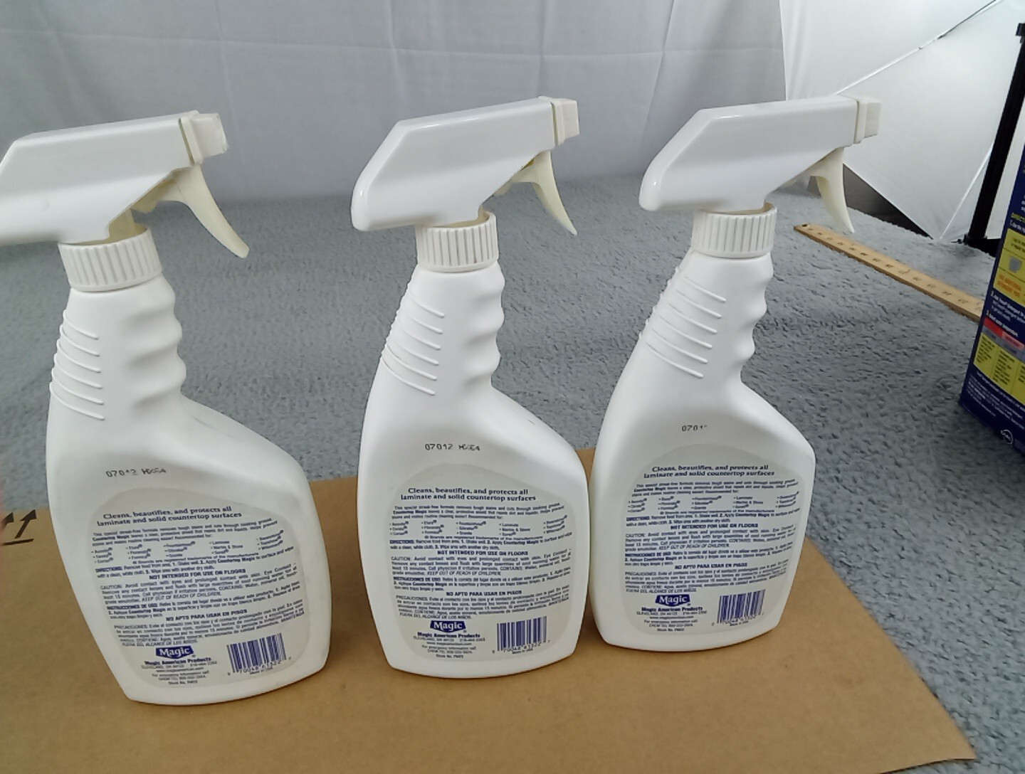 3x Vintage Countertop Magic Cleaner Polish Laminate Solid Granite 22 Oz