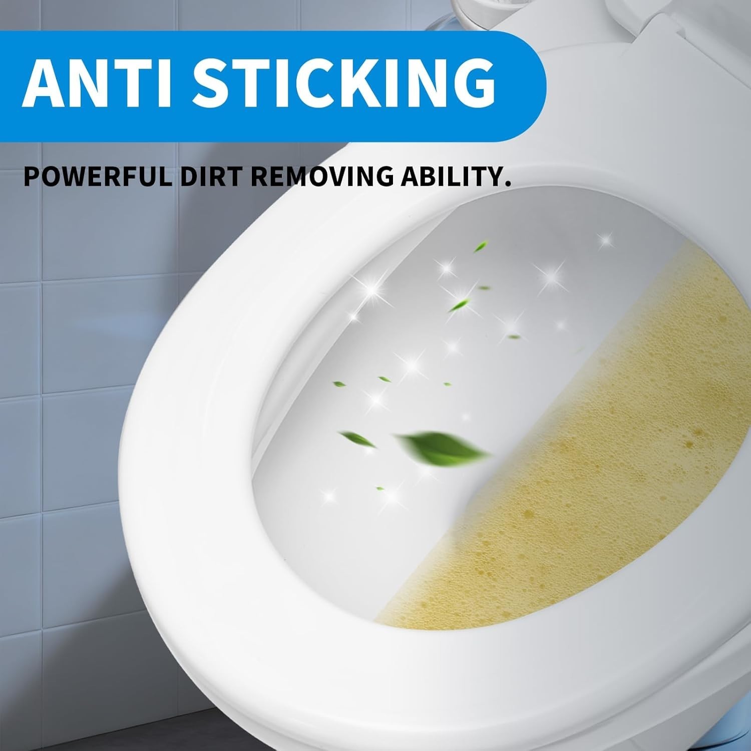 HOROW 2Pack Smart Toilet Foaming Agent Splash Proof Foam Toilet Bowl Cleaner