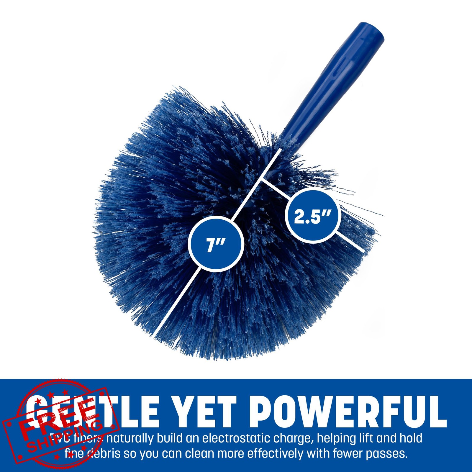 Carlisle Sparta Flo-Pac Duster Head Blue 12 Pack