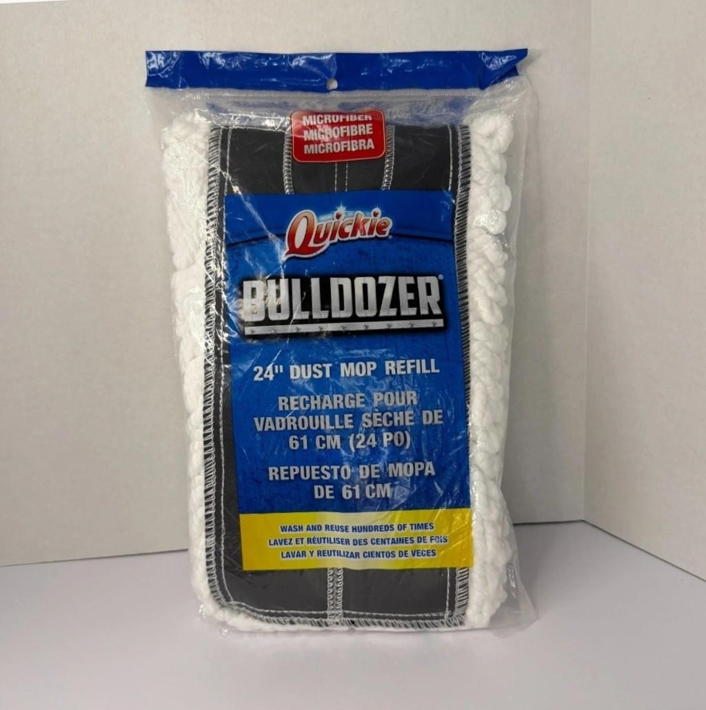 Quickie Bulldozer Microfiber 24″ Dust Mop Refill Model #0694M Washable Reusable