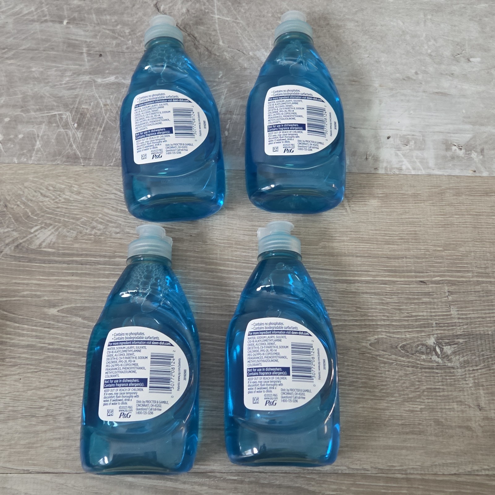 Dawn Original Scent Dishwashing Liquid Dish Soap Small 7.5 Oz Lot Of 4