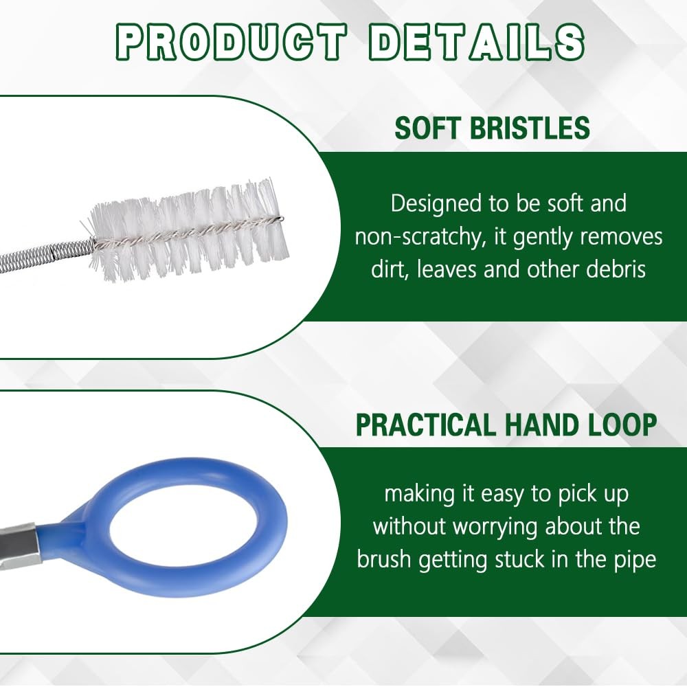 Auto Sunroof Drain Cleaning Tool Flexible Tube Cleaning Brush for Car Sunroof