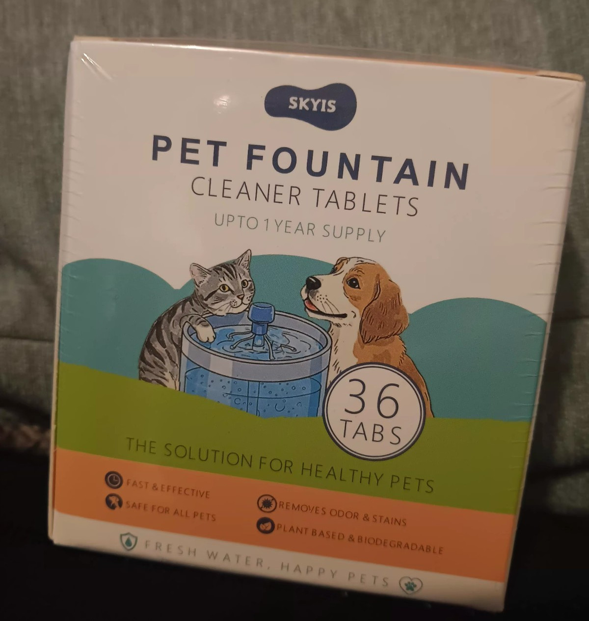 36 Pack Pet Fountain Cleaning , Removes Stains & Mineral Residue from Pet Fou…