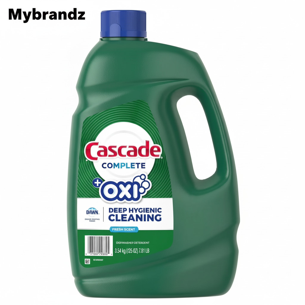 Cascade Complete Gel + Oxi Dishwasher Detergent 125 oz Powerful Cleaning