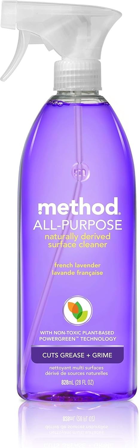 (pack of 8) Method All-Purpose Cleaner Spray French Lavender 28oz Multi Surface