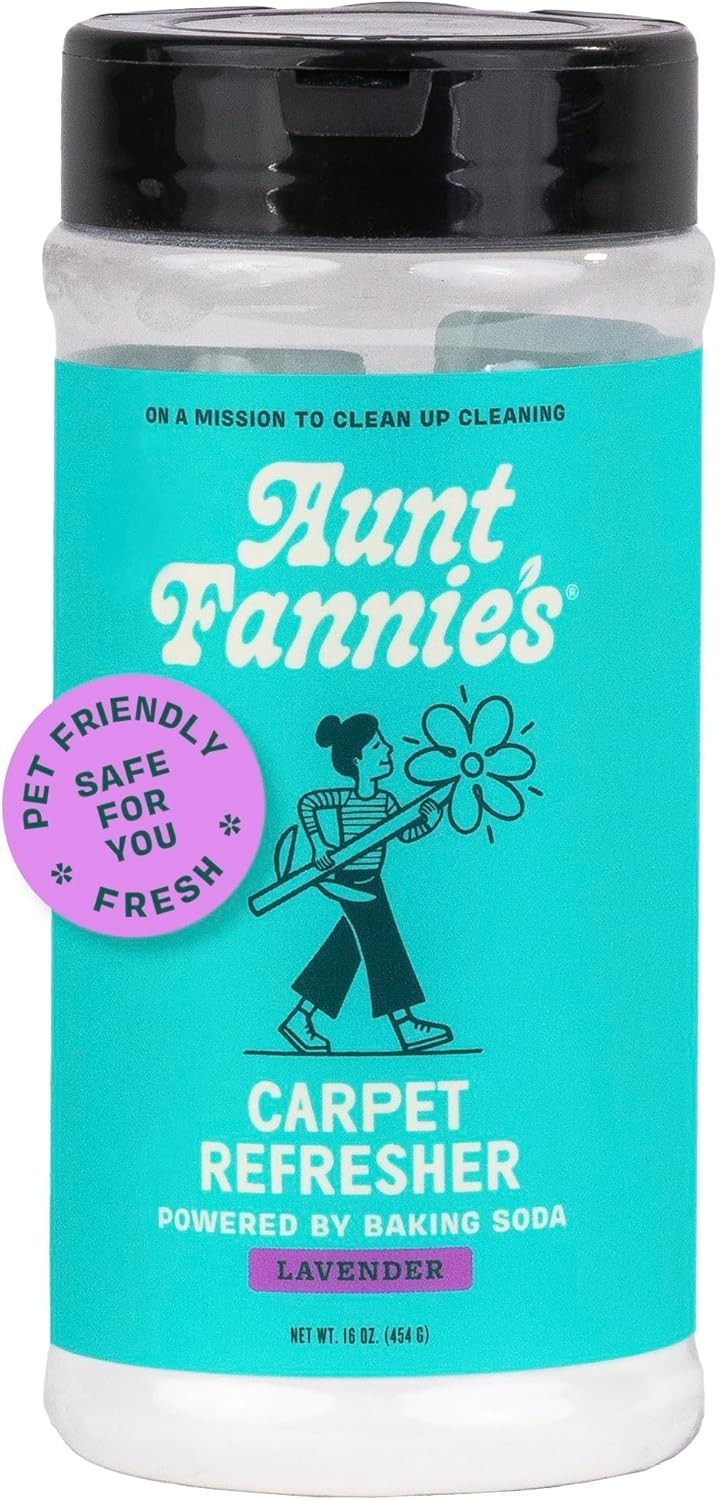Carpet Deodorizer Powder Lavender Scent Pet Odor Eliminator 16 Oz