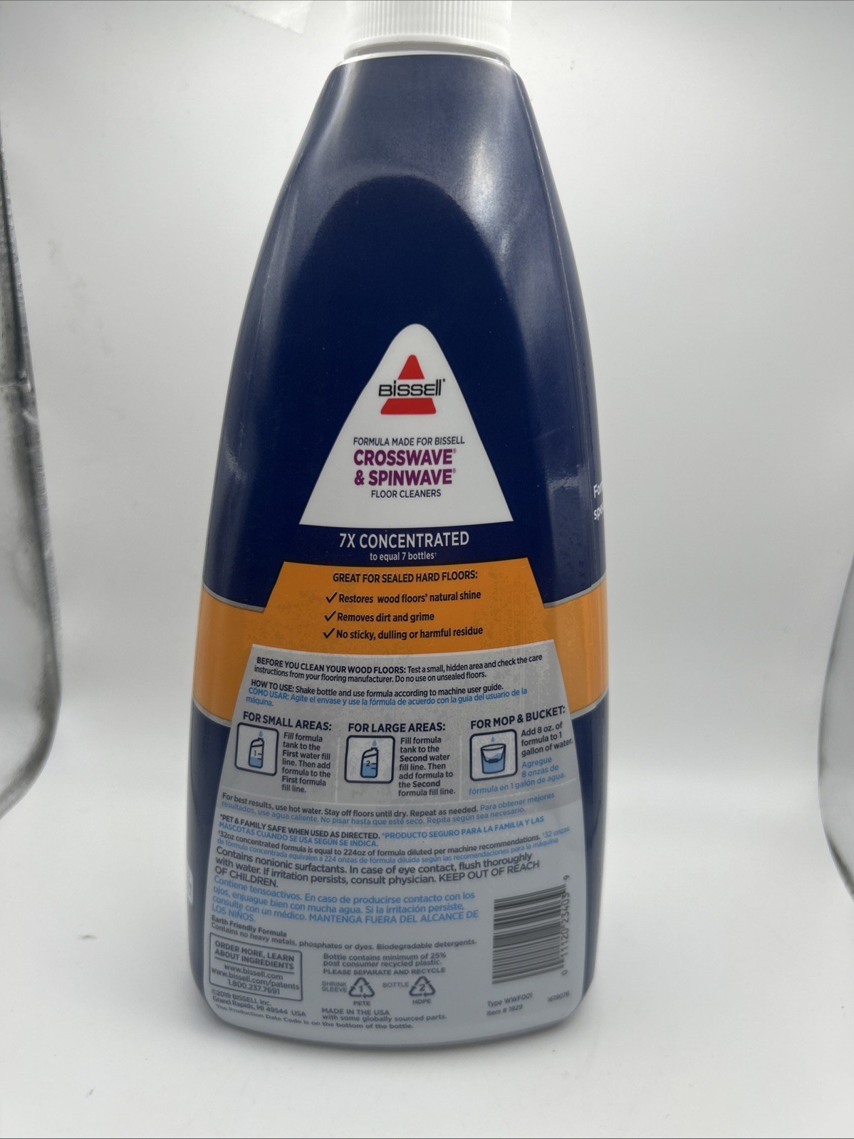 BISSELL Wood Floor Formula for CrossWave & SpinWave – 32oz bottle BRAND NEW