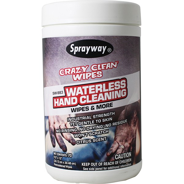 Sprayway Crazy Clean Wipes PLZ Corp (Sprayway, Camie, Claire) Sprayway SW983