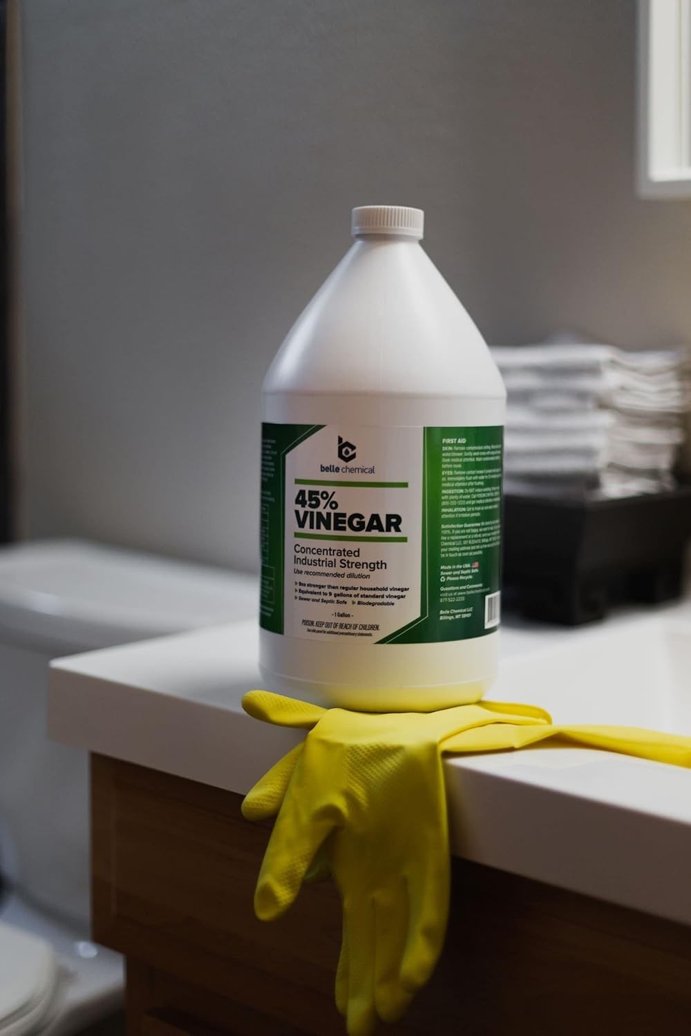 45% Pure Vinegar Concentrated Industrial Grade 1-Gallon