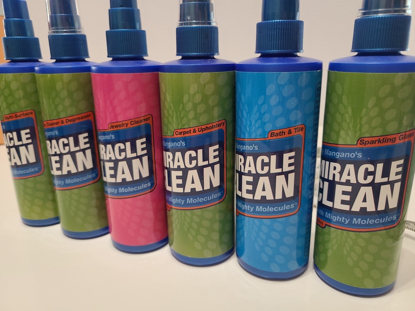 6p Joy Mangano MiracleClean Glass CarpetTub&TileJewelryDegreaserMulti 8oz Part’l