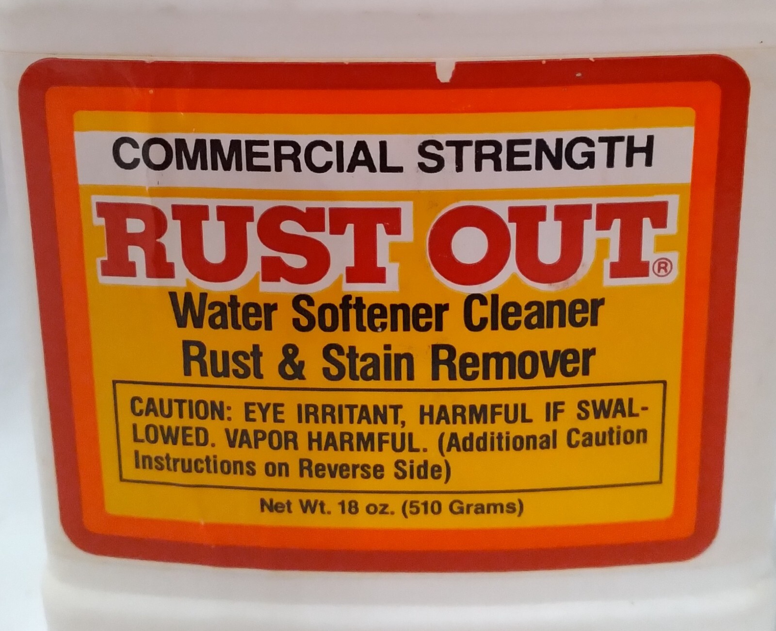 Commercial Strength RUST OUT Water Softener Cleaner Rust & Stain Remover 18 oz