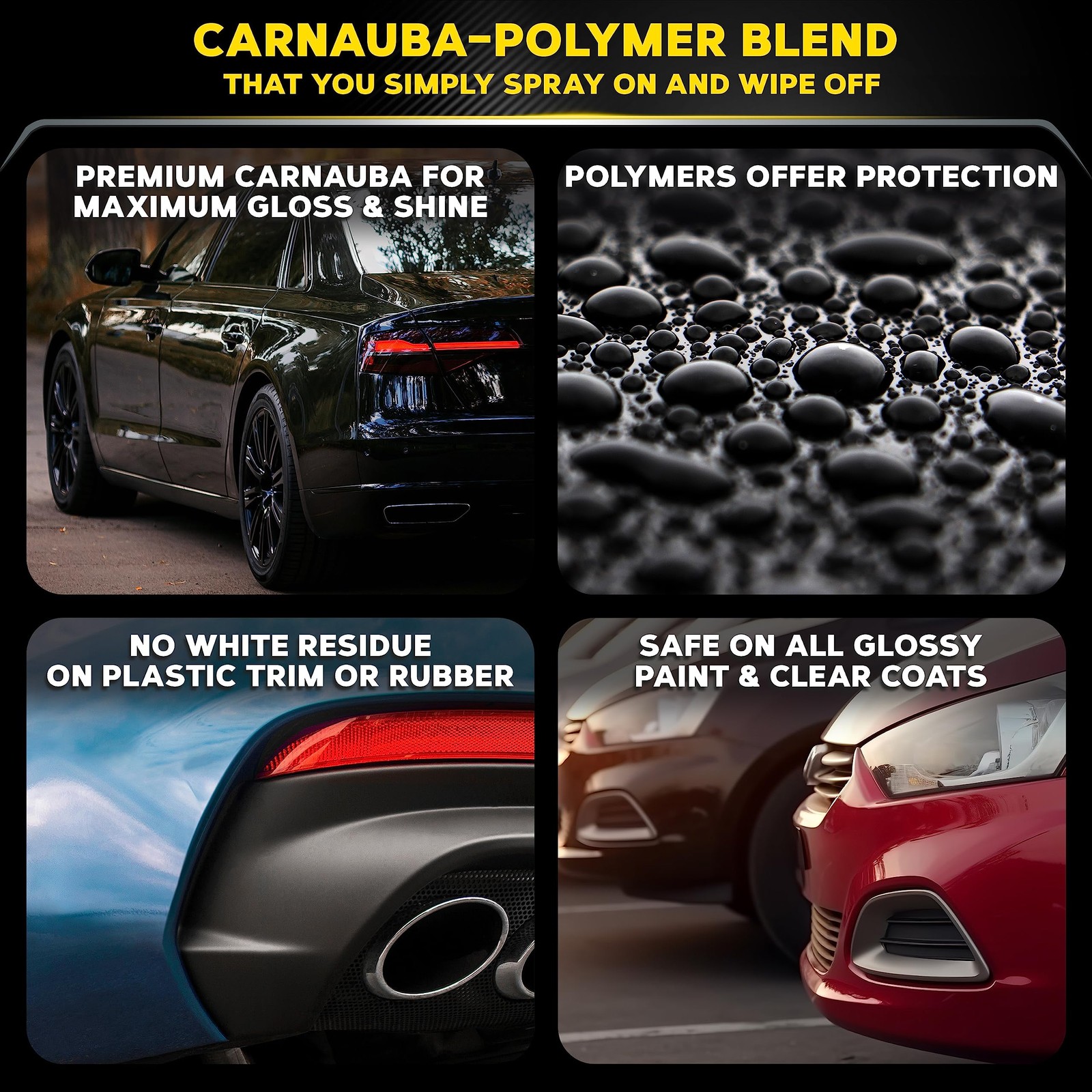 Meguiar’s G7716 Gold Class Carnauba Quik Wax, Special Blend For Richne