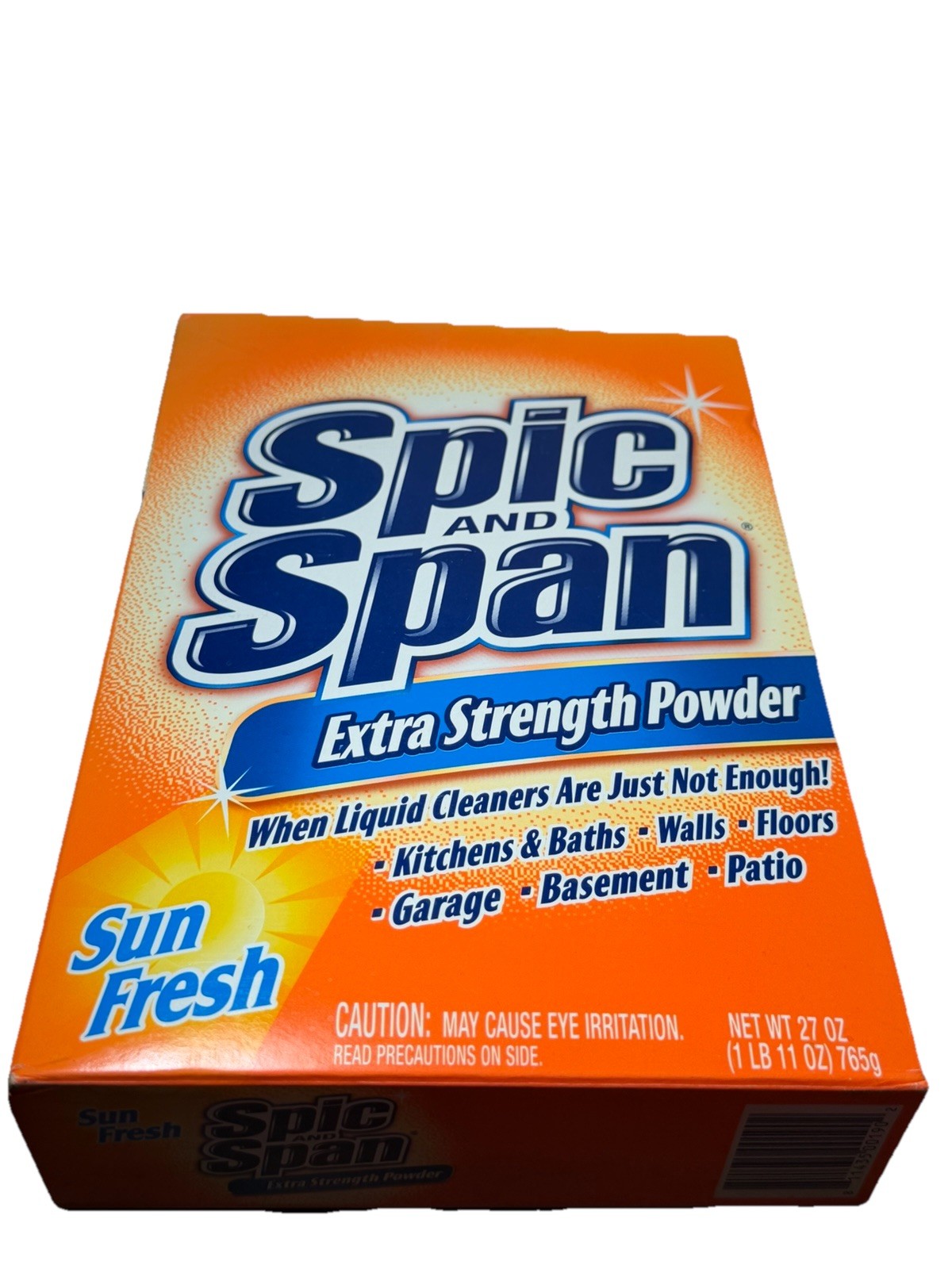 Spic and Span Extra Strength Powder SUN FRESH 27 oz NEW Sealed