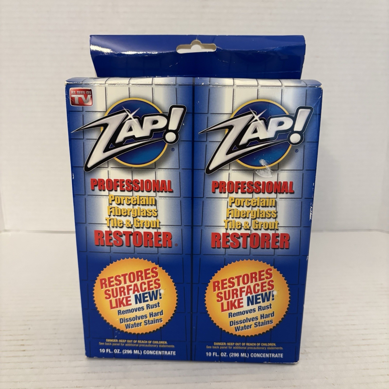 ZAP! Professional Restorer Twin Pack Concentrate 2 Count 10oz Each Sealed