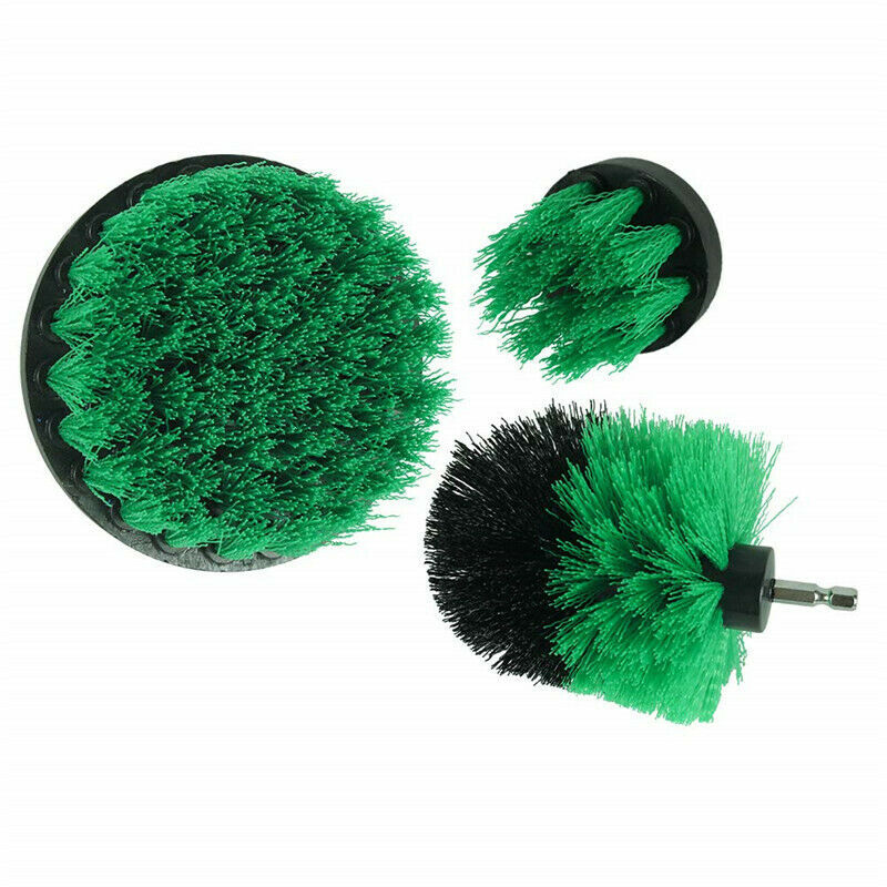 3-Pack Brush Set Power Kit Scrubber Drill Attachments For All type of Cleaning
