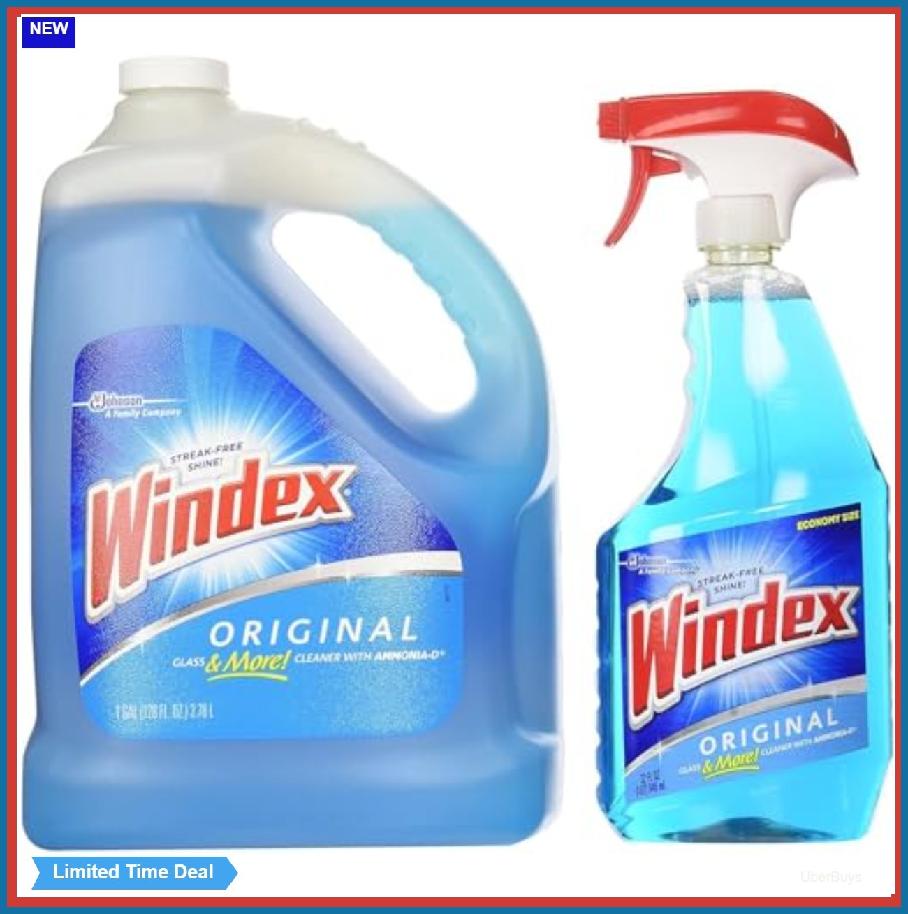 Glass Cleaner Spray Bottle Refill 160 oz Ammonia D Glass Window Mirror