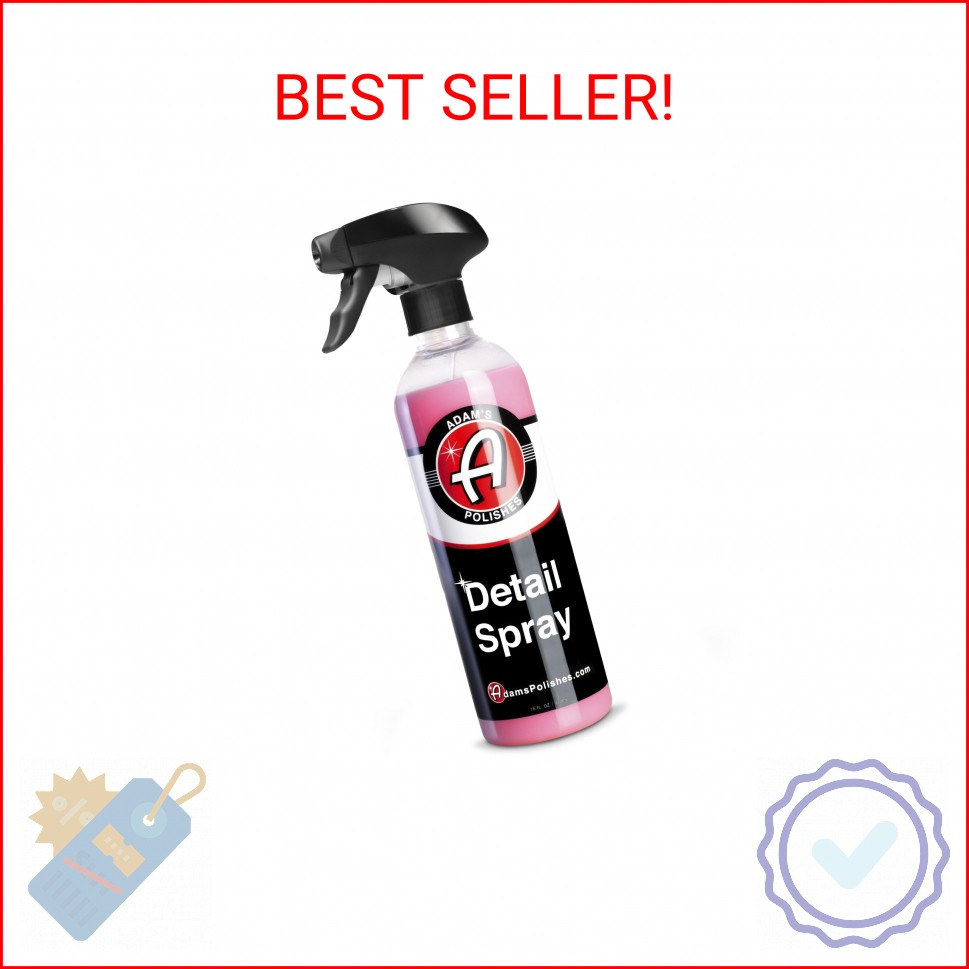 Adam’s Detail Spray (16 fl. oz) – Quick Waterless Car Detailer | Polisher Clay B