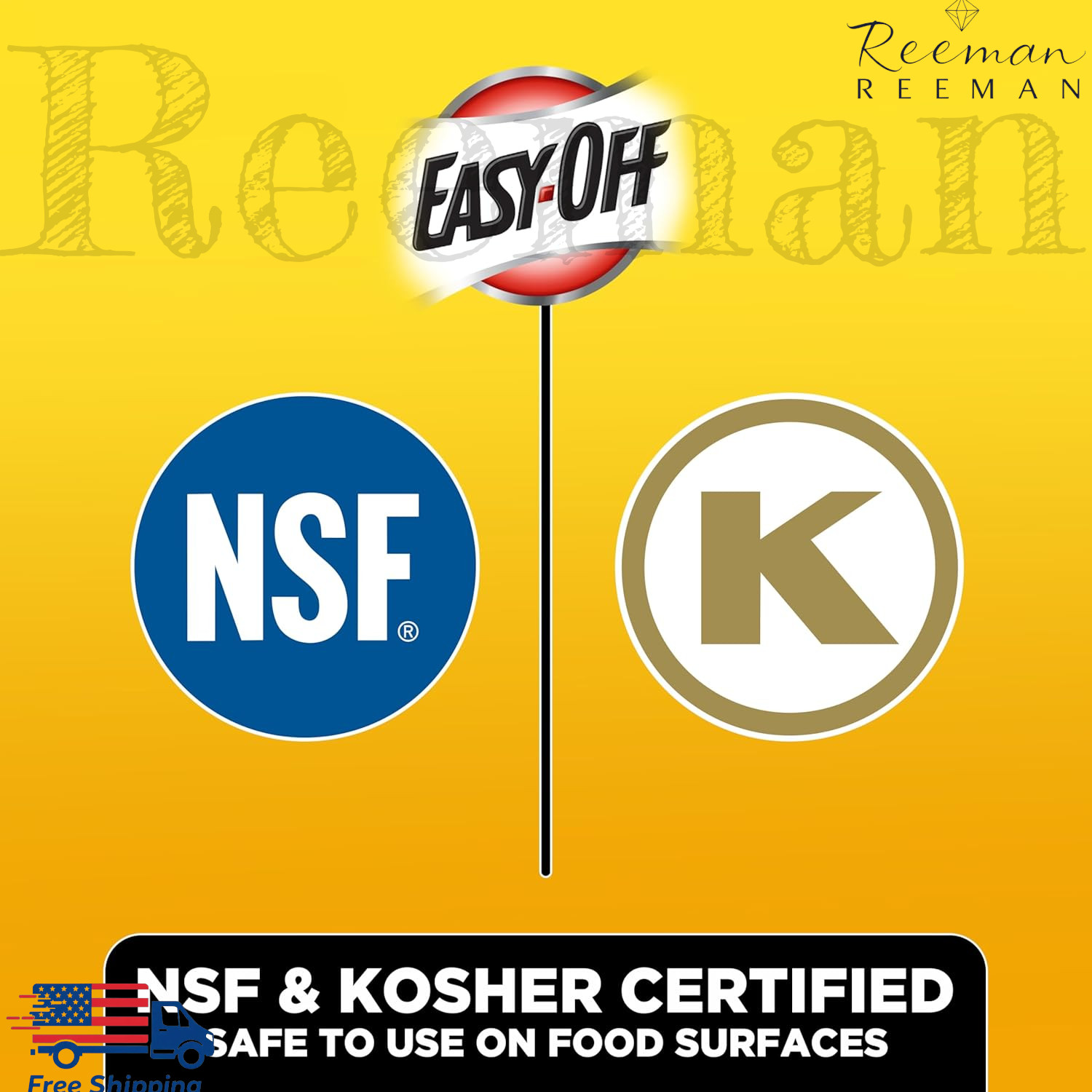 Easy-Off Heavy Duty Oven Cleaner Regular Scent (3 Cans x 14.5 oz each) Free Ship