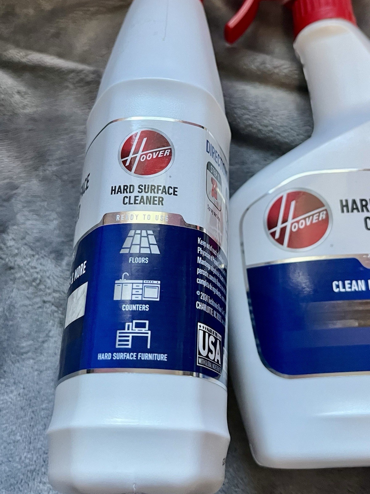 Lot Of 3- Hard Surface Cleaner for Floors & Surfaces-Hoover Ready To Use-