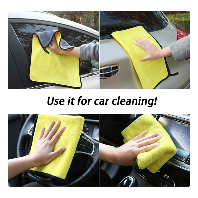 Car Cleaning Towels Microfibre Towel Drying Wash Cloth Super Absorbent Polishing