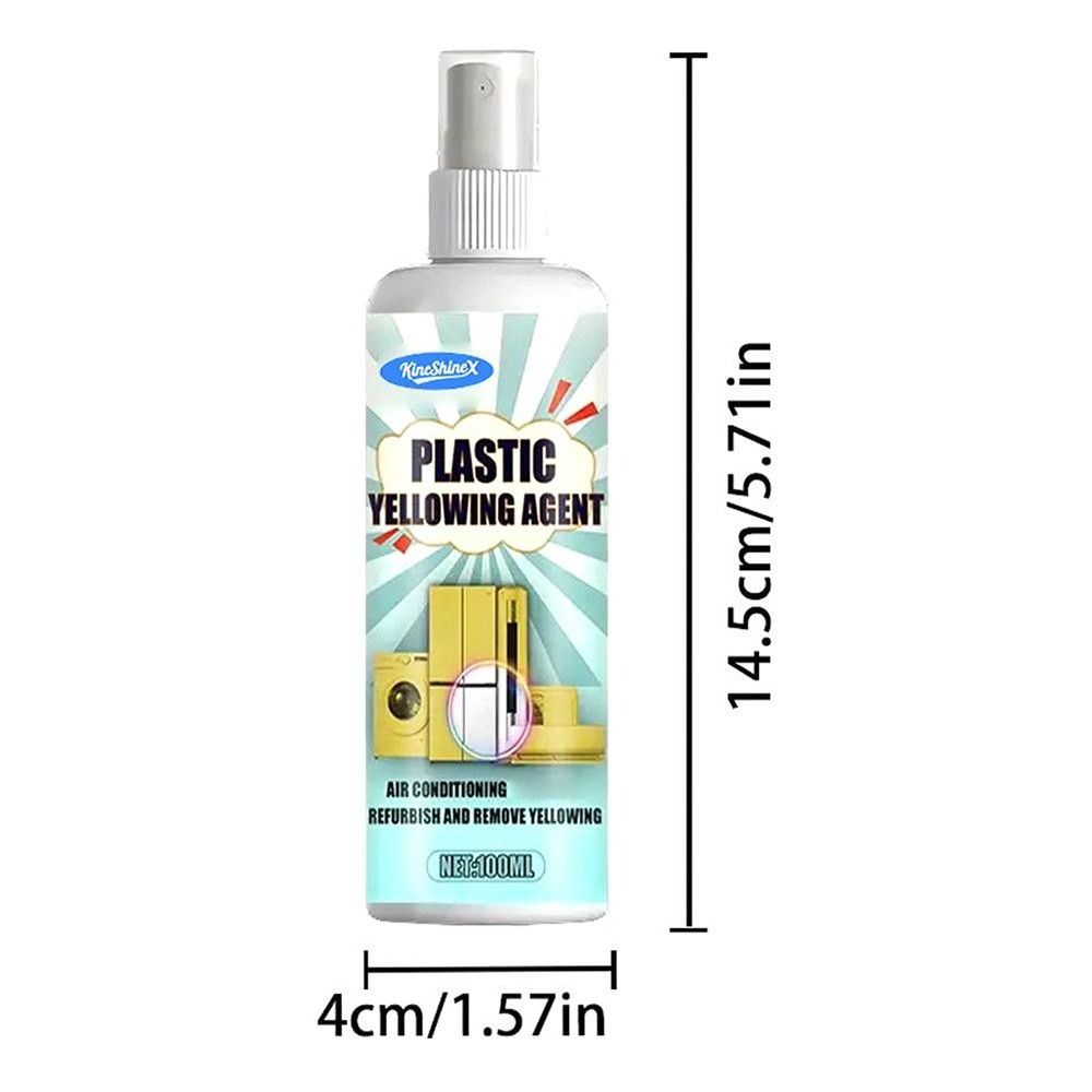 1PC Plastic Yellowing Remover Anti Oxidation Cleaning Agent 100ml with Towel Set