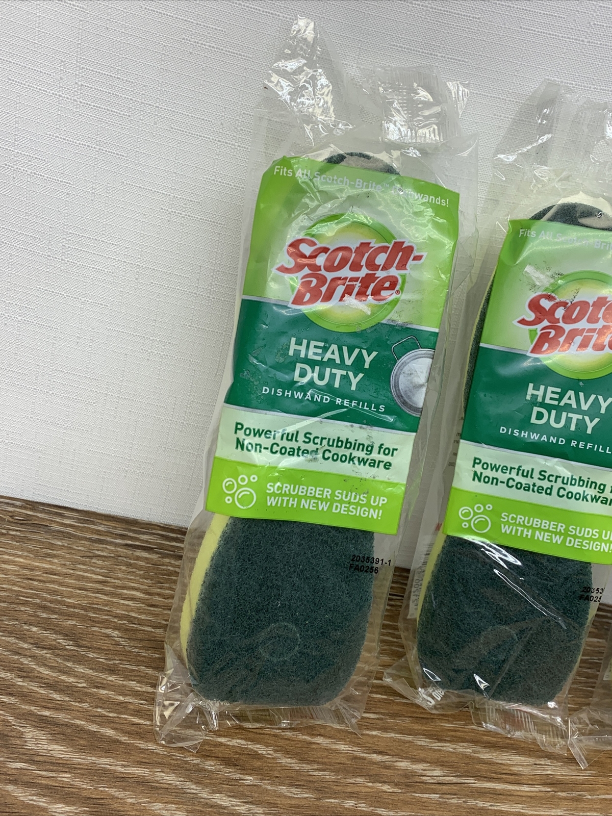 Scotch-Brite Heavy Duty Heavy Duty Dishwand Refills, 6 Indv. Total (3-2 Packs)