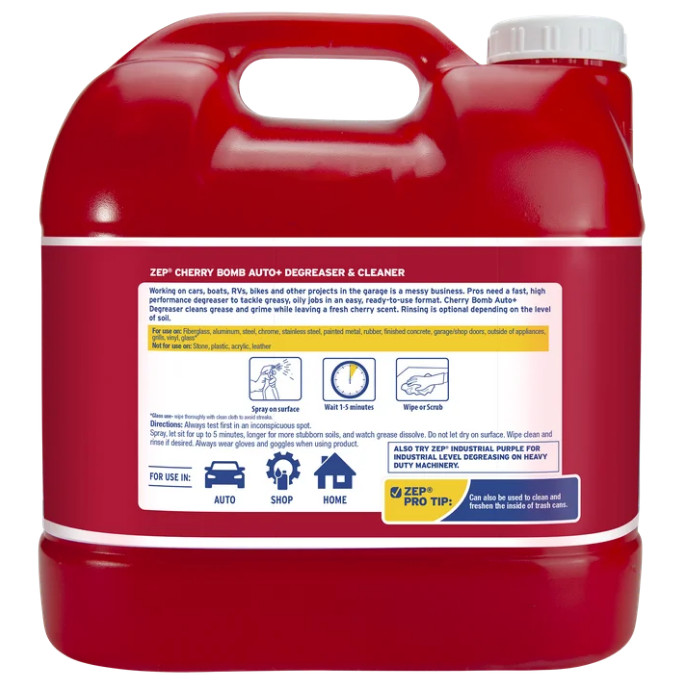 2 PACK Zep Cherry Bomb Automotive Degreaser, 2.5 Gallons, for Auto/RV/Boat