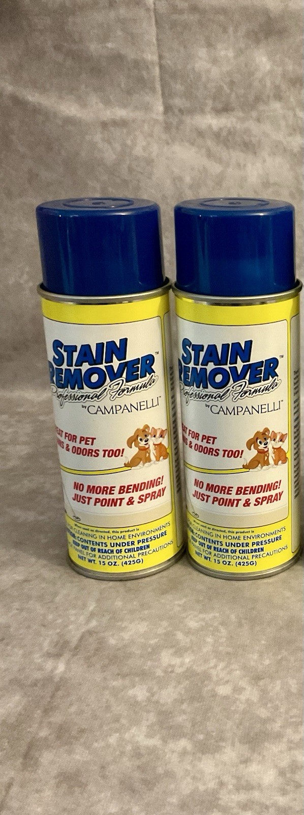 CAMPANELLI STAIN REMOVER PROFESSIONAL FORMULA 15 OZ SPRAY LOT OF 2