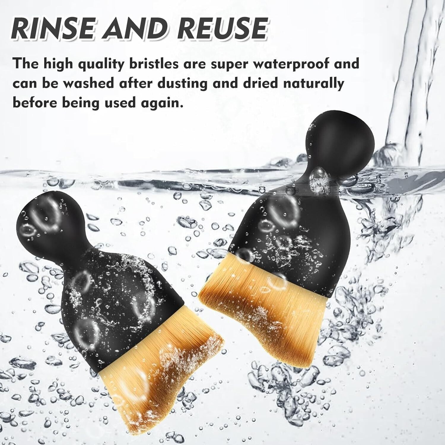 3PCS Car Interior Cleaning Brush Automotive Interior Dusting Brush Soft Bristles