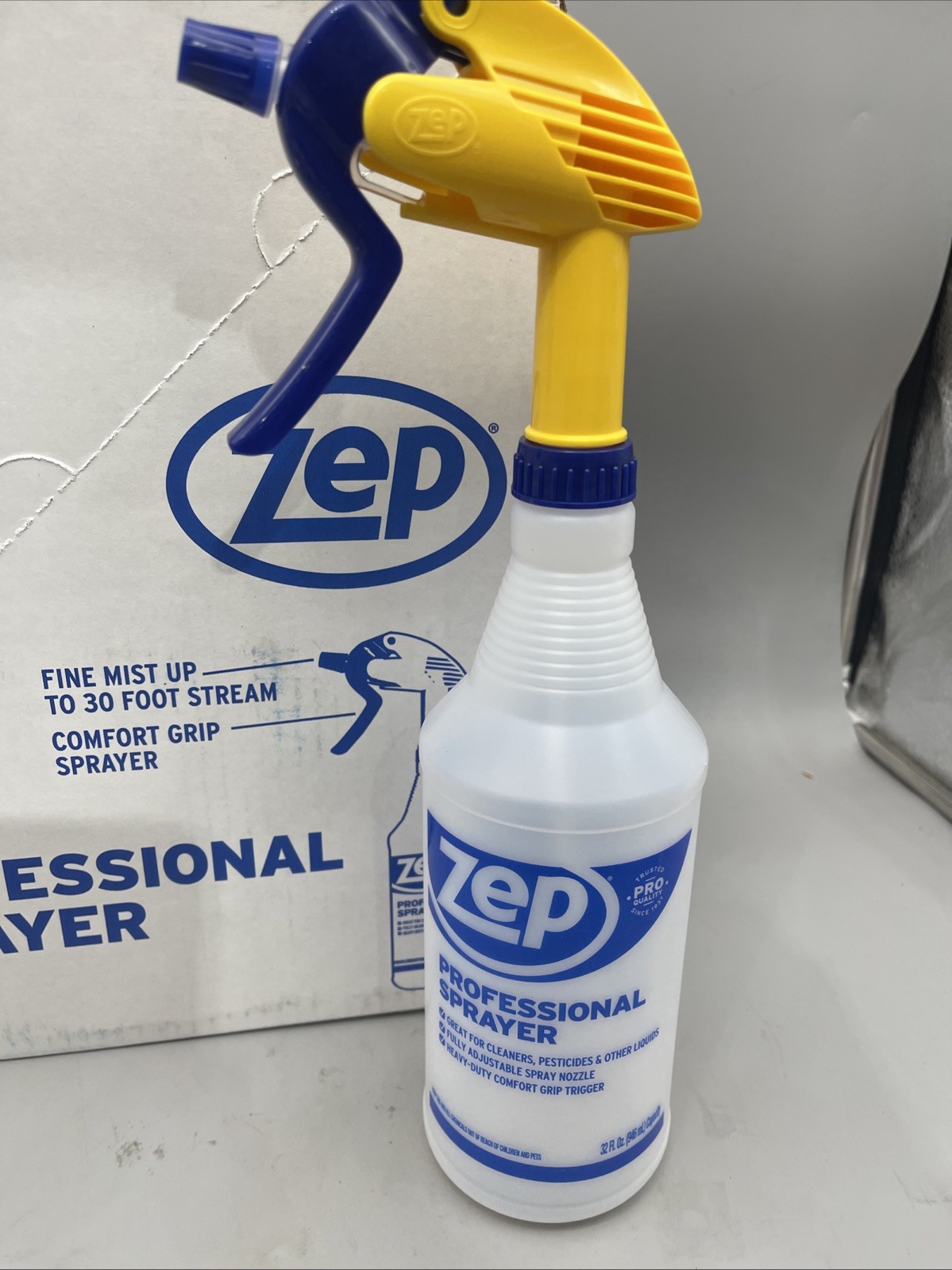 6 Pack Zep 32 oz Professional Trigger Spray Plastic Bottles New