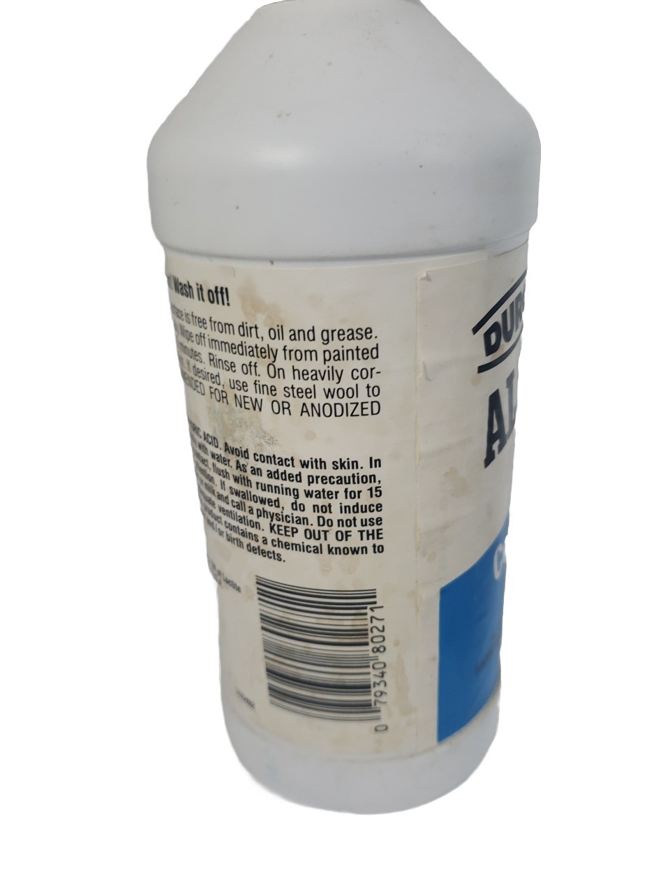 Duro by Loctite Aluminum Jelly Cleaner & Brightener 16Fl Oz New Discontinued NOS