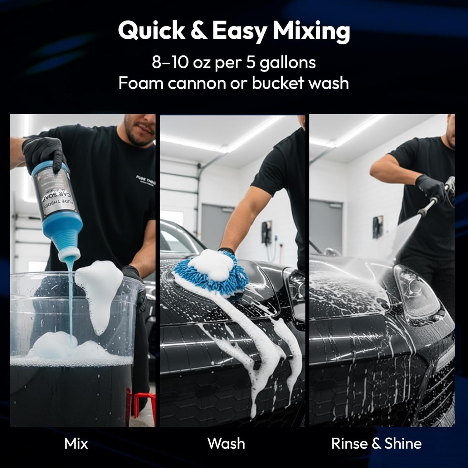 Car Whisperer – Premium Car Wash Soap 32 fl oz | High-Foam, pH-Balanced Formula
