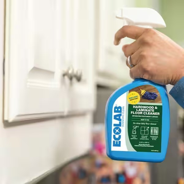 ECOLAB 32 oz. Hardwood and Laminate Floor Cleaner for Multi Surface Ready to Use