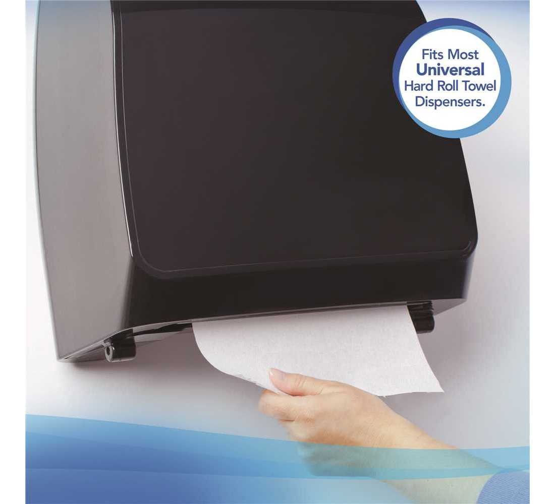 High Capacity Hard Roll Paper Towels White (1000 ft./Roll, 6 Paper Towel Rolls/C