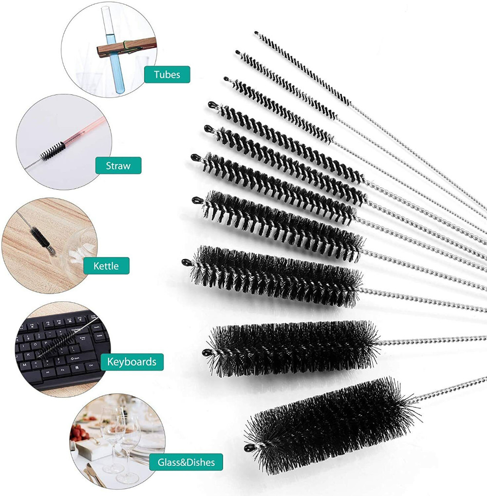 Bottle Cleaner Brushes Set Pipe Bong Cleaner Glass Tube Cleaning Brush Household