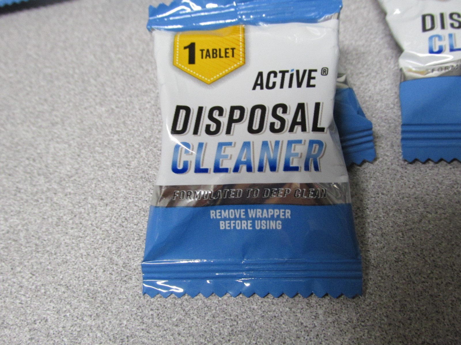 Active 18ct. Tablets Disposal Cleaner Citrus Scent Open Box
