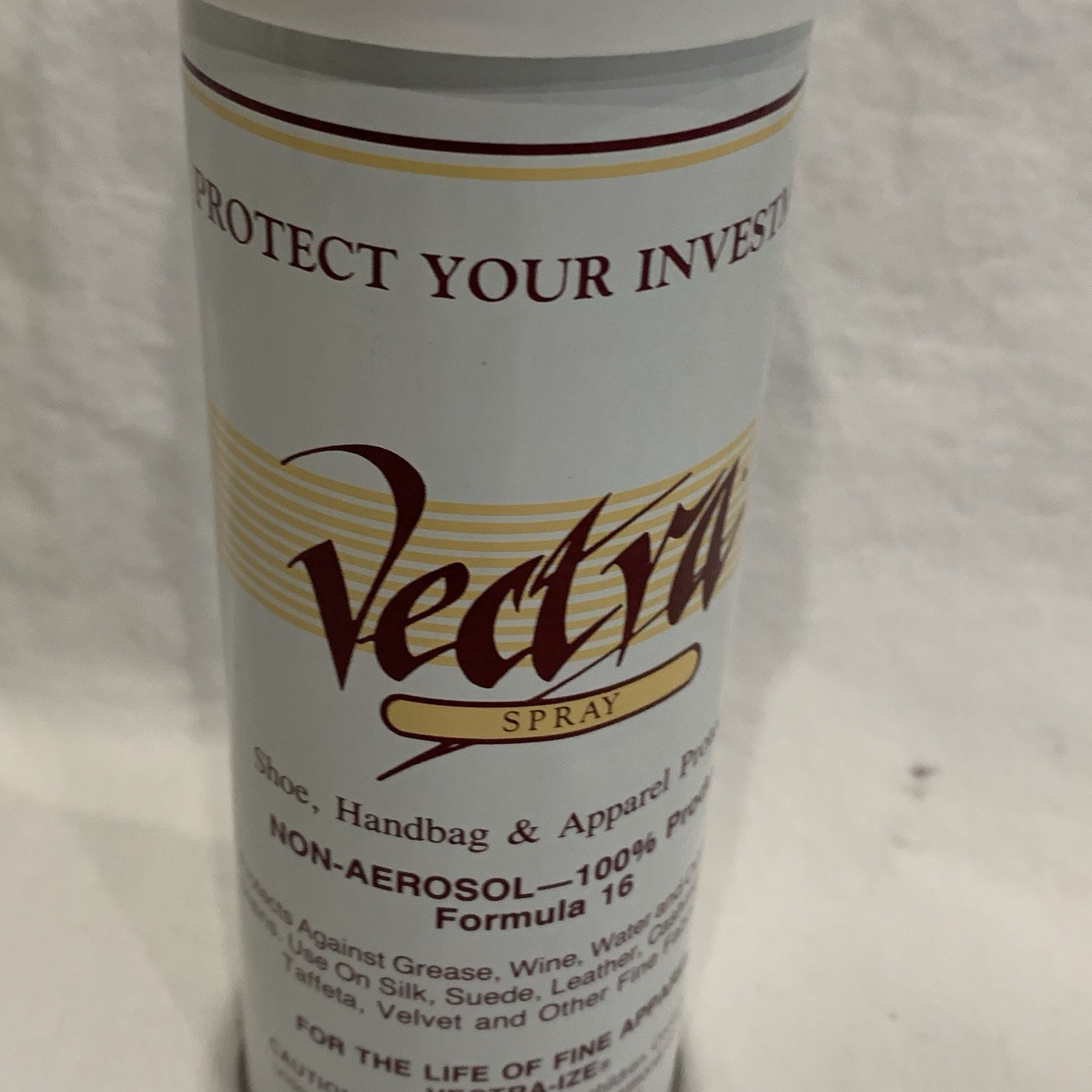 Vectra Apparel Spray Protect Silk Suede Cashmere Satin Taffeta Velvet Shoes 9oz