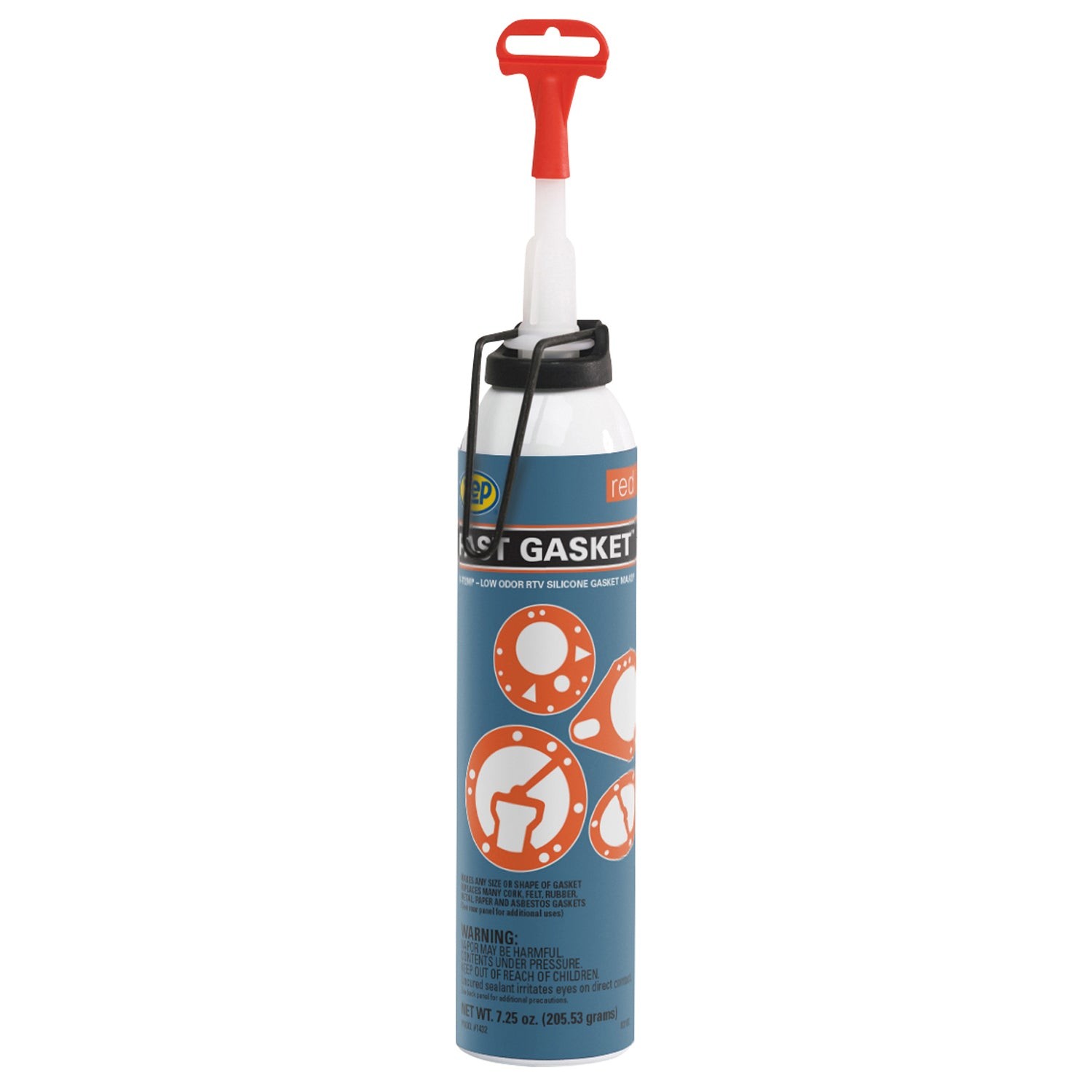 Zep Fast Gasket Red Silicone Rubber Bonding and Sealing Compound – 7.25 oz (Case