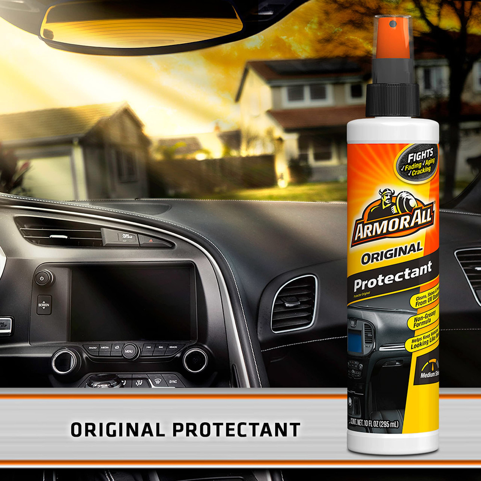Armor All Original Protectant 120 Fl Oz Clean Shine UV Protection Fights Crac…