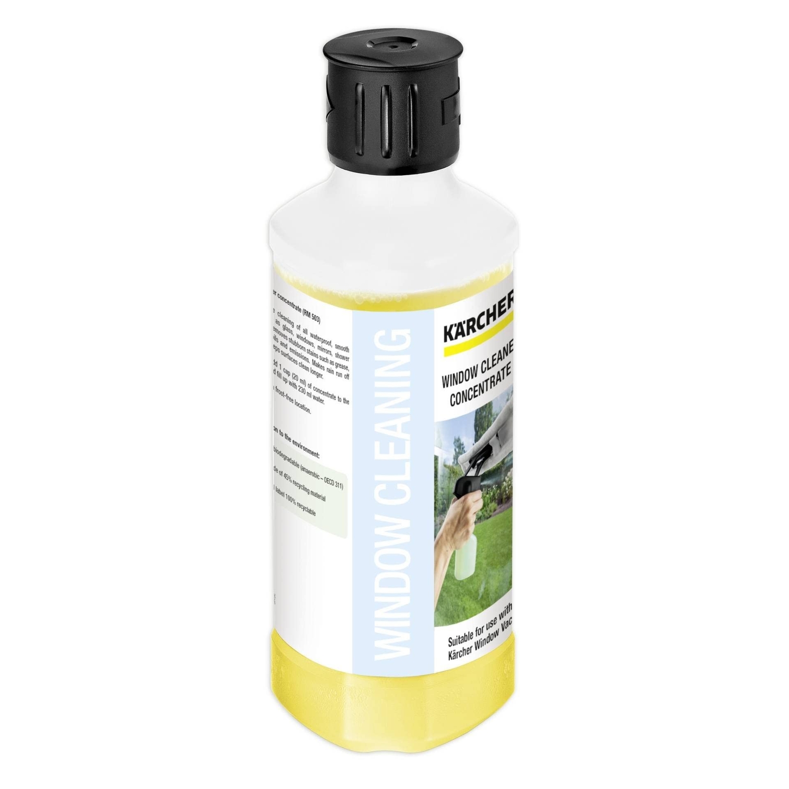 Kärcher Window Cleaner Concentrate – Cleans Windows, Showers, Mirrors, Glas