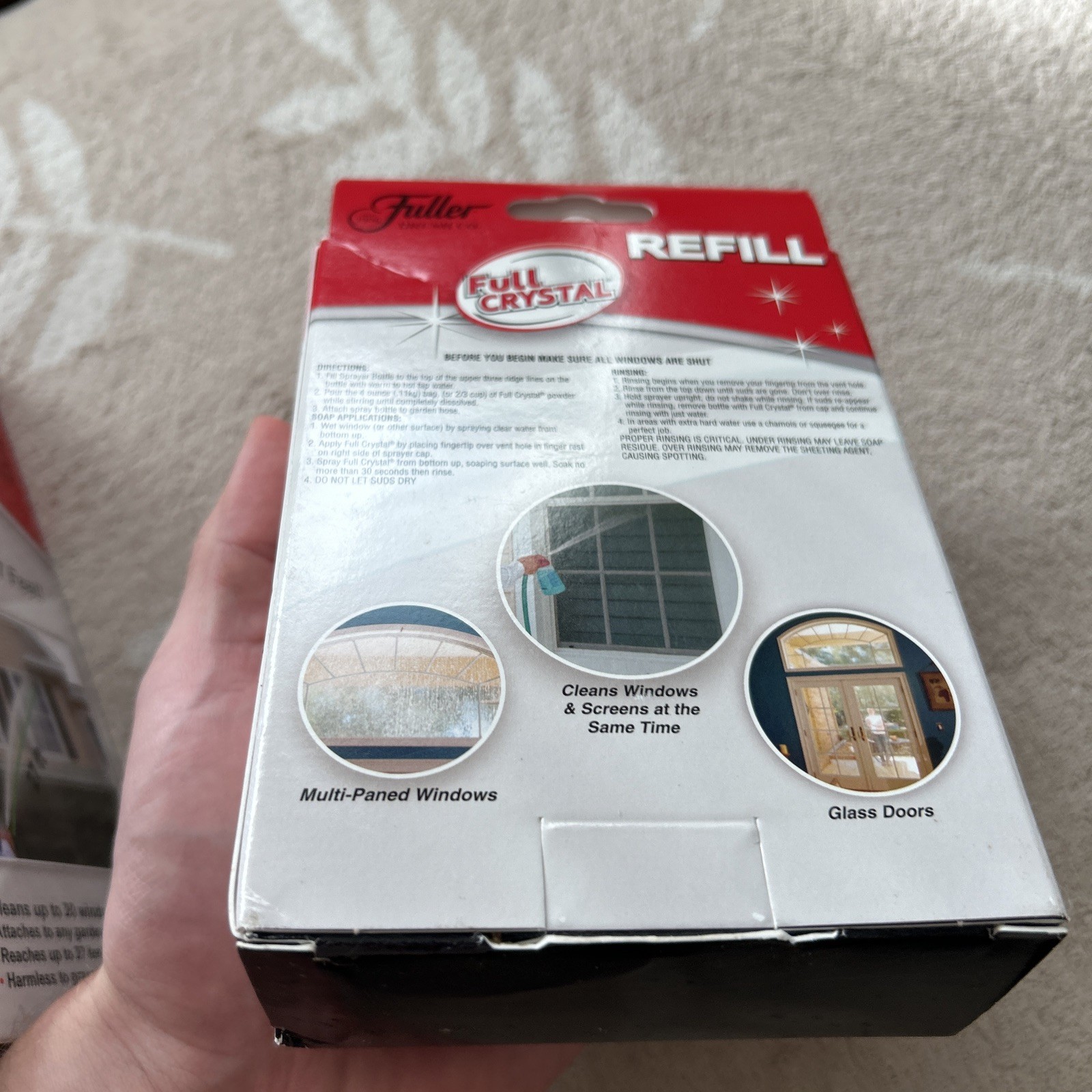 Fuller Brush Full Crystal Sprayer, With 2 Full Crystal Refills