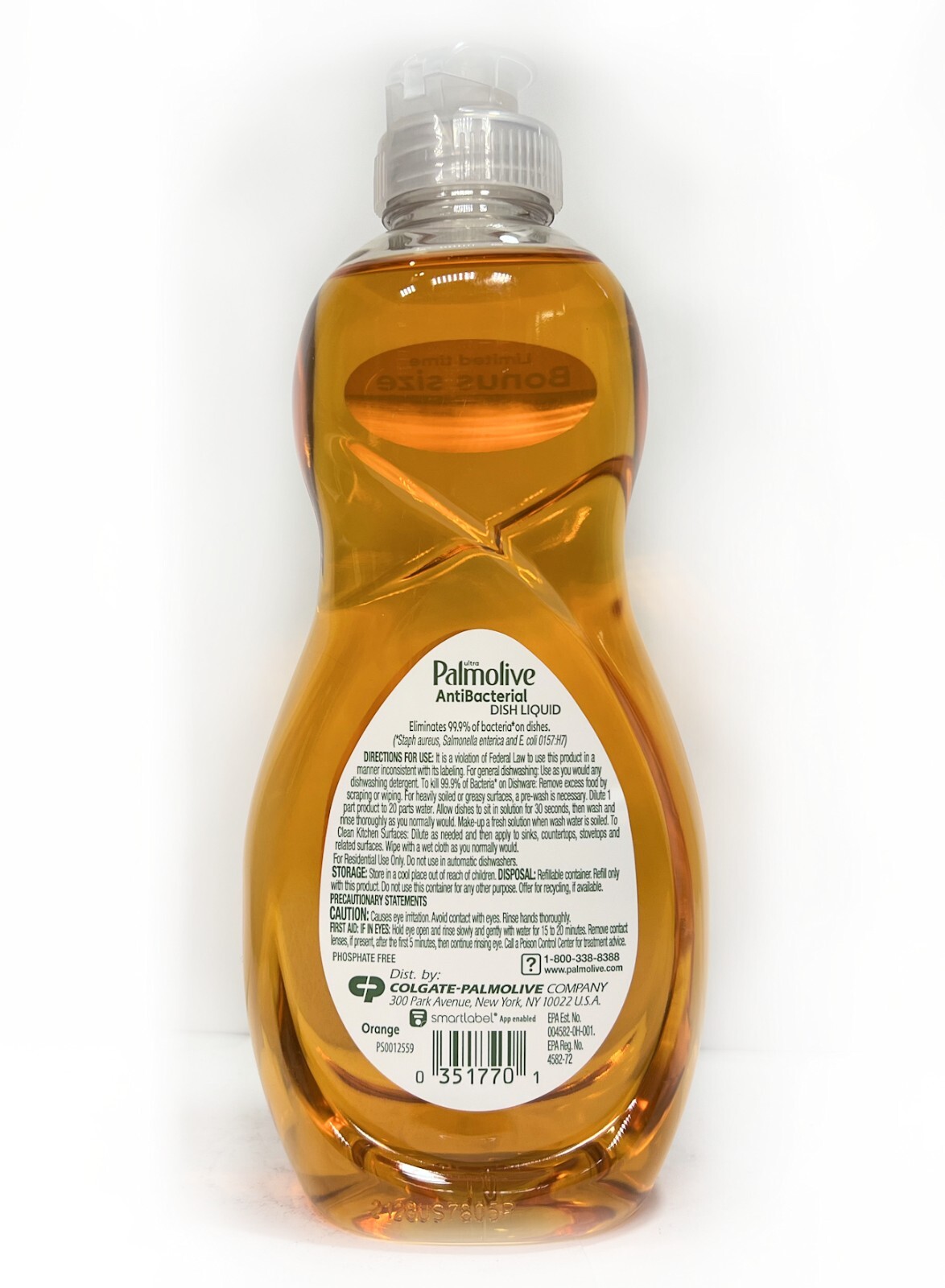 Palmolive Dish Washing Liquid Degreaser Soap Kitchen Supplies Dishwashers 10oz