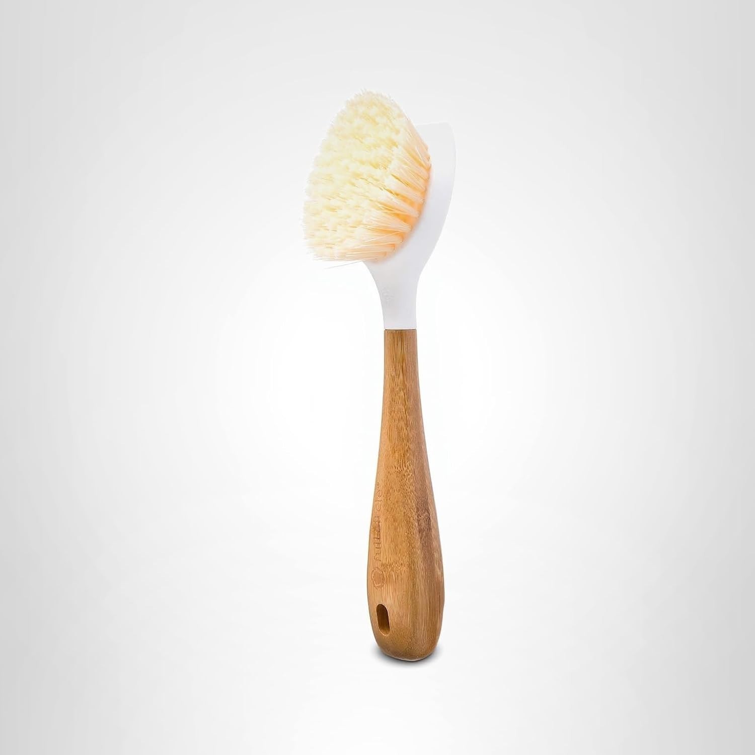 Daily Dish Brush: Eco-Friendly Bamboo Handle for Cast Iron & Nonstick Cookware