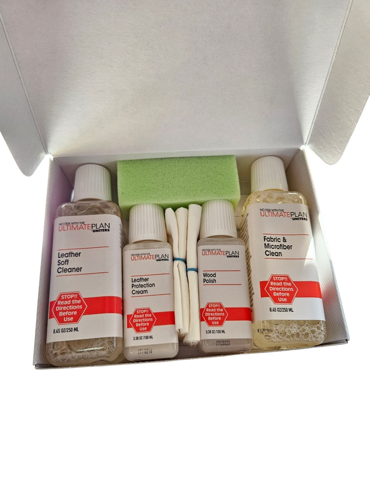 Furniture Care Kit Ultimate Plan by UNITERS Wood Leather Fabric Microfiber