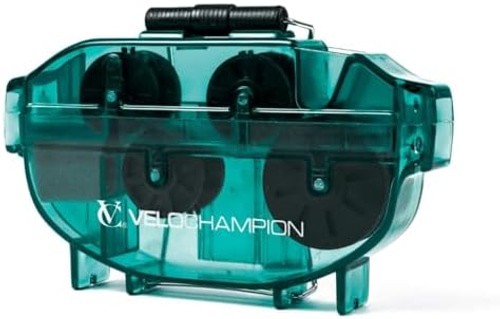 VeloChampion Green Handheld Bike Chain Cleaning Tool | No Chain Removal Neede…