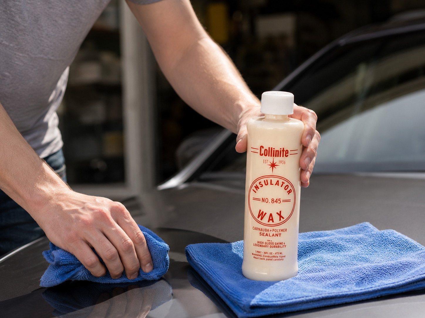 Collinite No. 845 Insulator Wax & Towel Combo