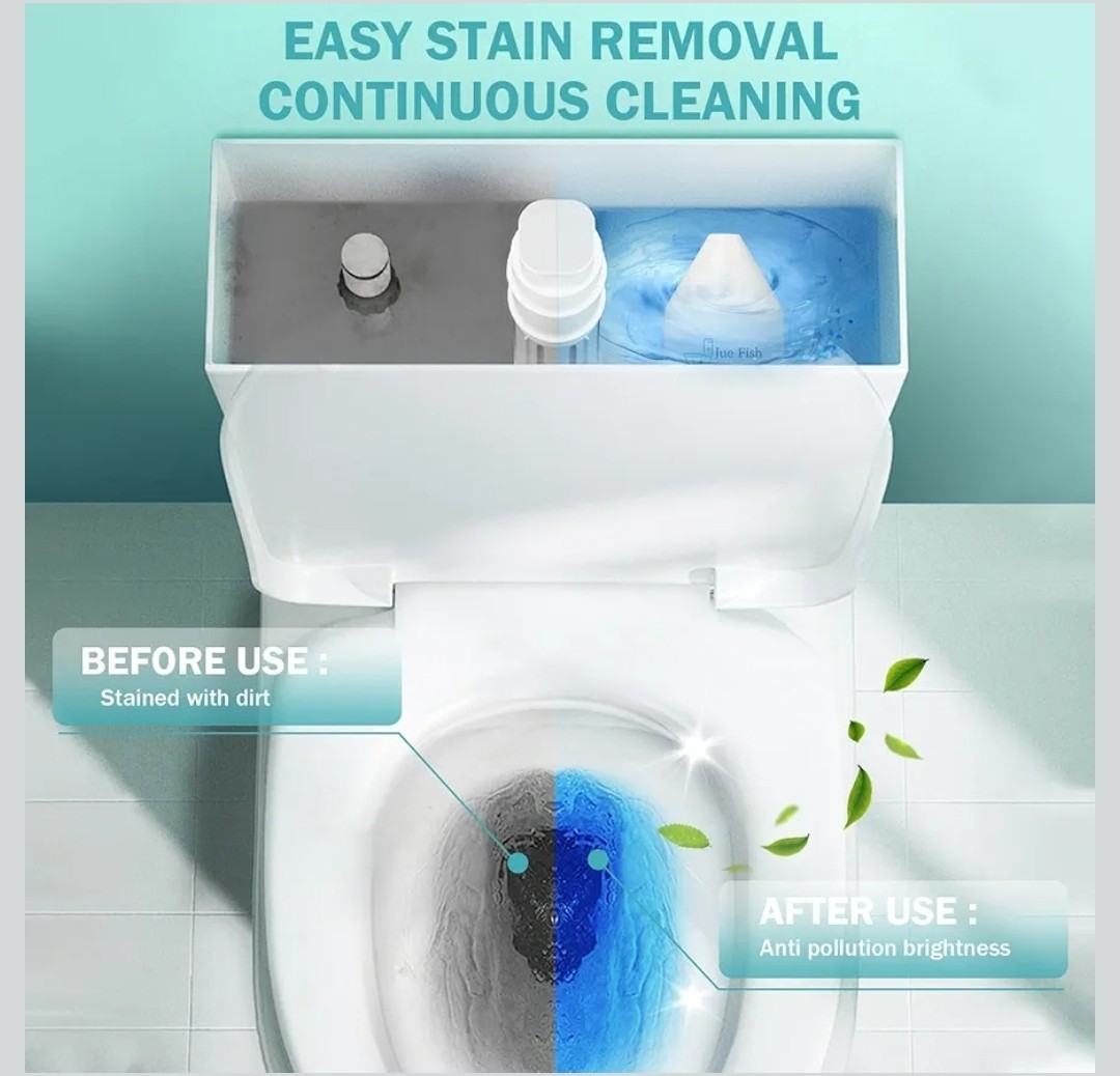 Toilet Cleaner Dirt Removal Long Lasting Freshness Odor Eliminator Automatic